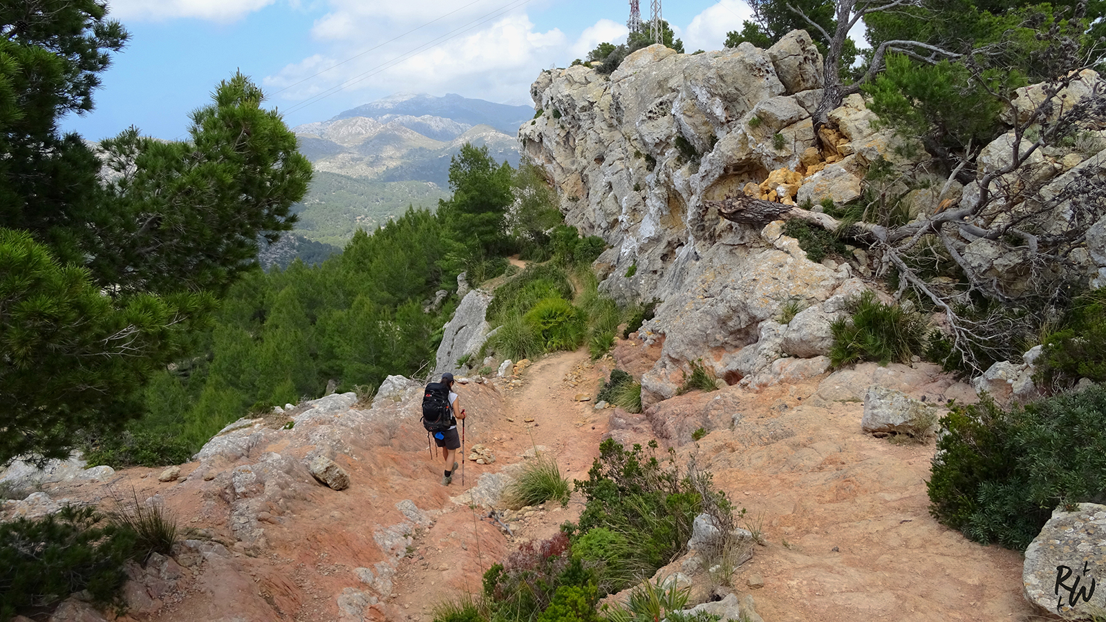 Chemin dans la montagne