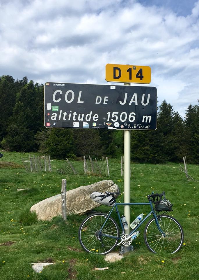 Pyrénées à vélo : col de Jau