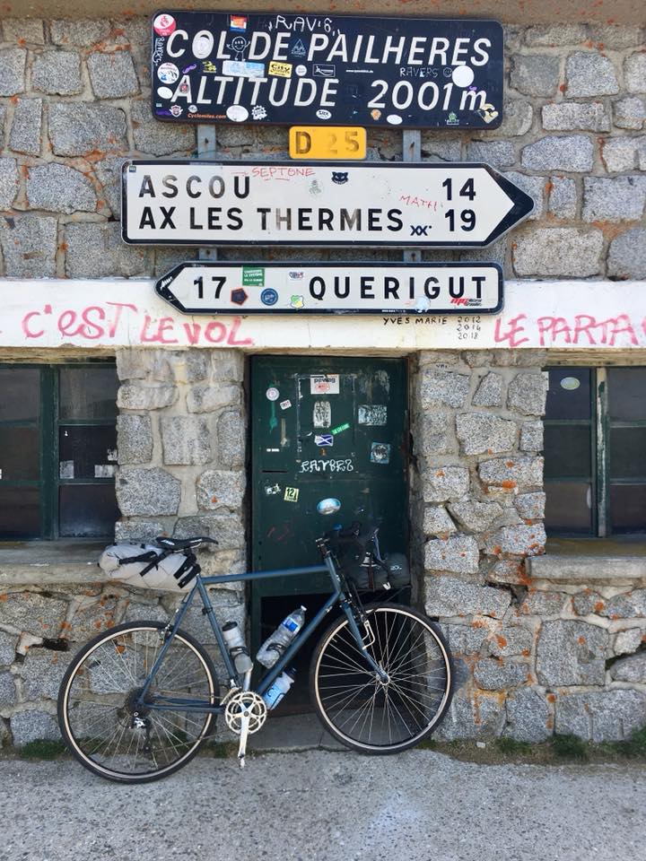 Pyrénées à vélo : col de Pailheres