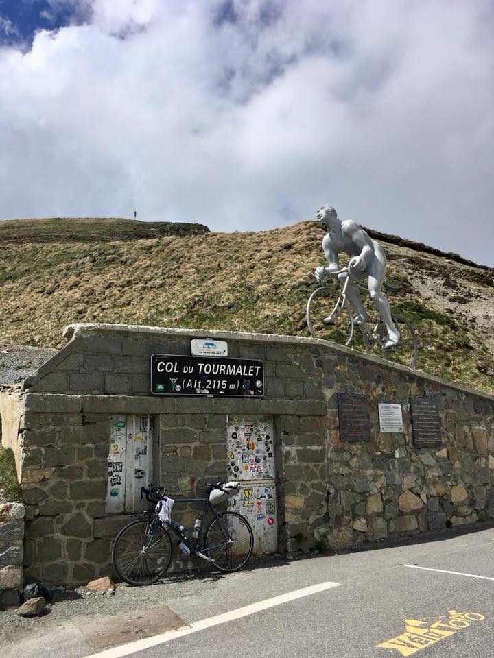 Pyrénées à vélo : col du Tourmalet