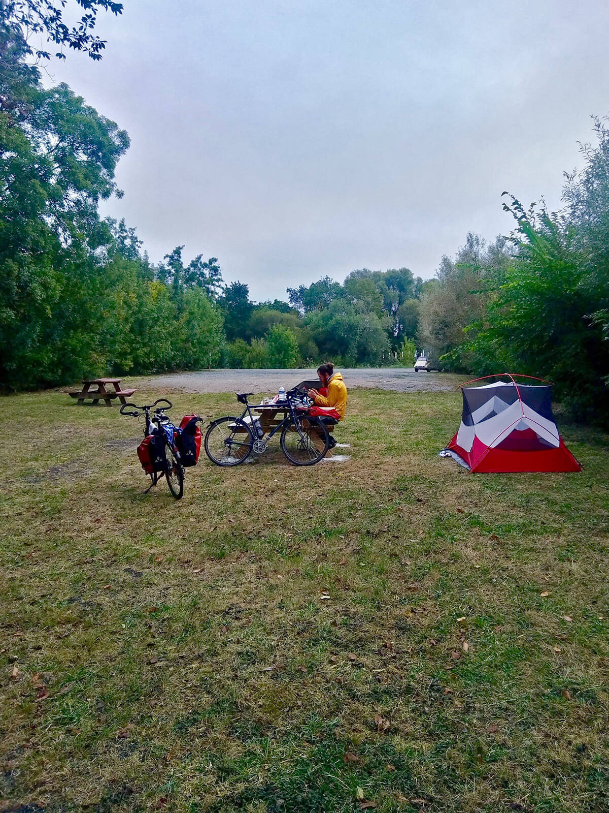 Dernier bivouac de la Vélo Francette