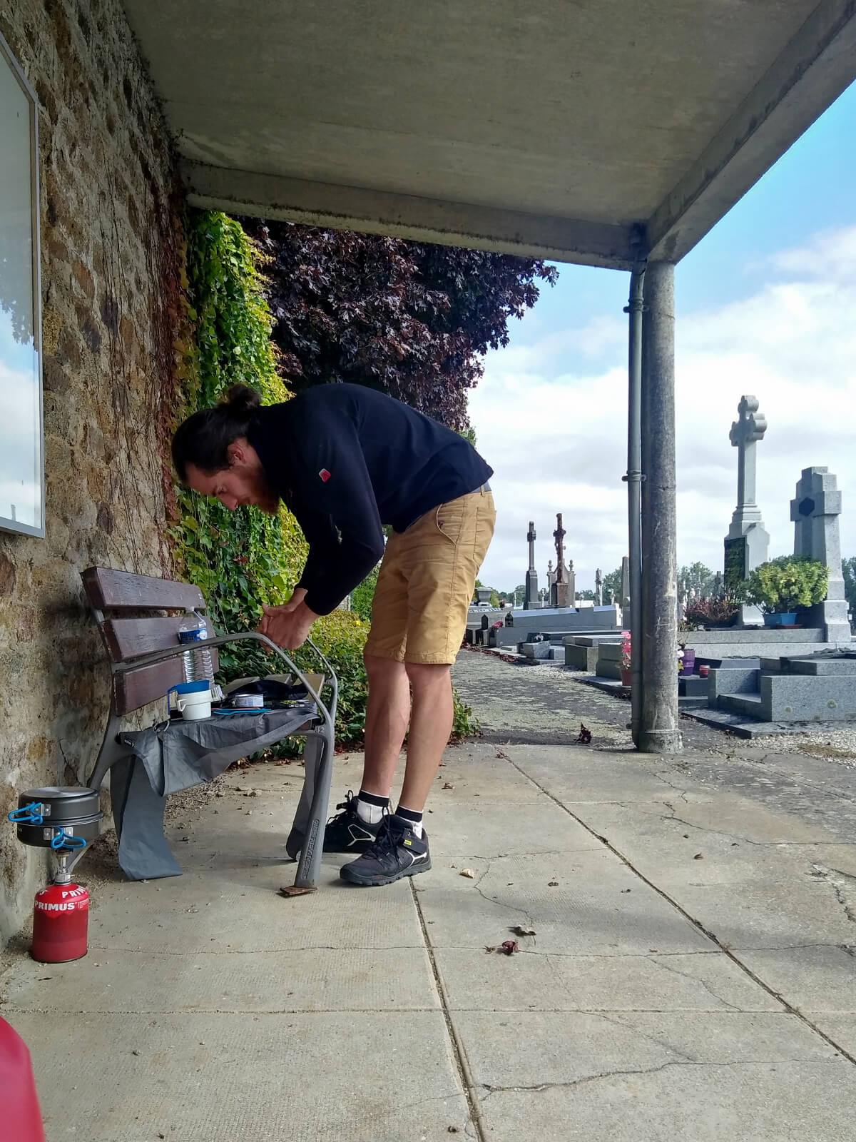 Pique-nique au cimetière